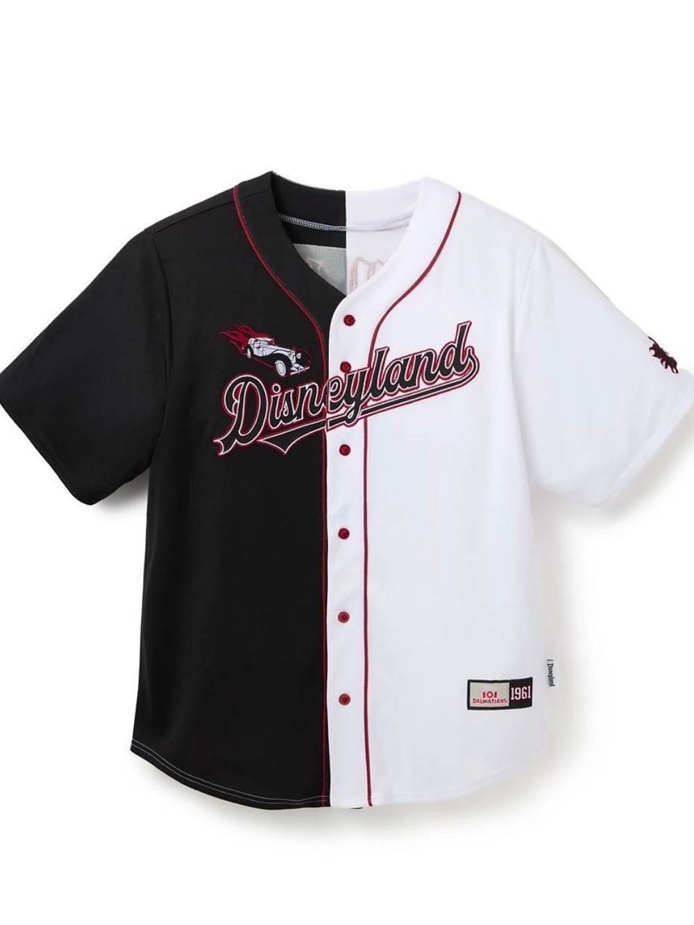 Disney Parks Villians Cruella de Vil Baseball Jersey  Size Lg NWT